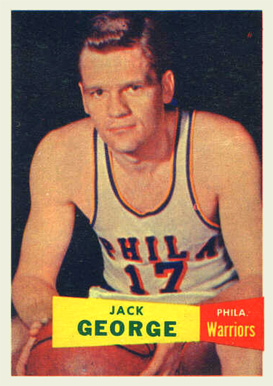 1957 Topps Jack George #67 Basketball Card