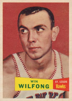 1957 Topps Win Wilfong #65 Basketball Card