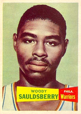 1957 Topps Woody Sauldsberry #34 Basketball Card