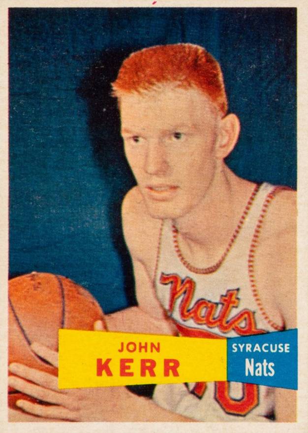 1957 Topps John Kerr #32 Basketball Card