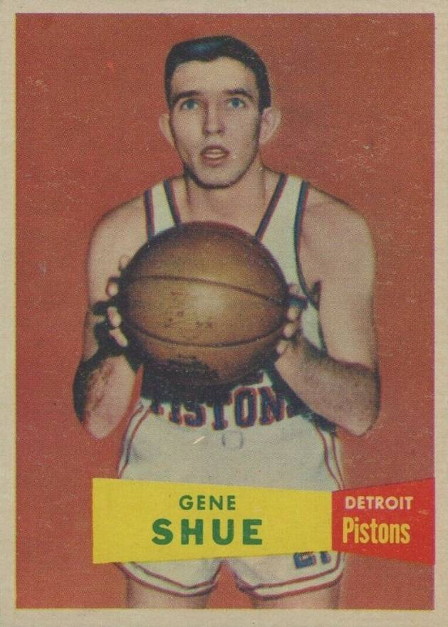 1957 Topps Gene Shue #26 Basketball Card