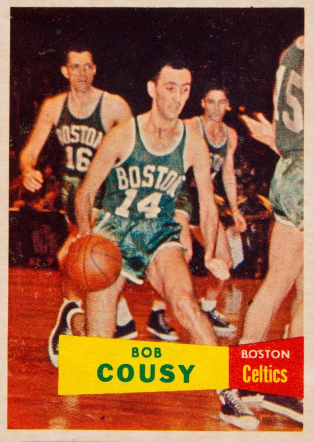 1957 Topps Bob Cousy #17 Basketball Card