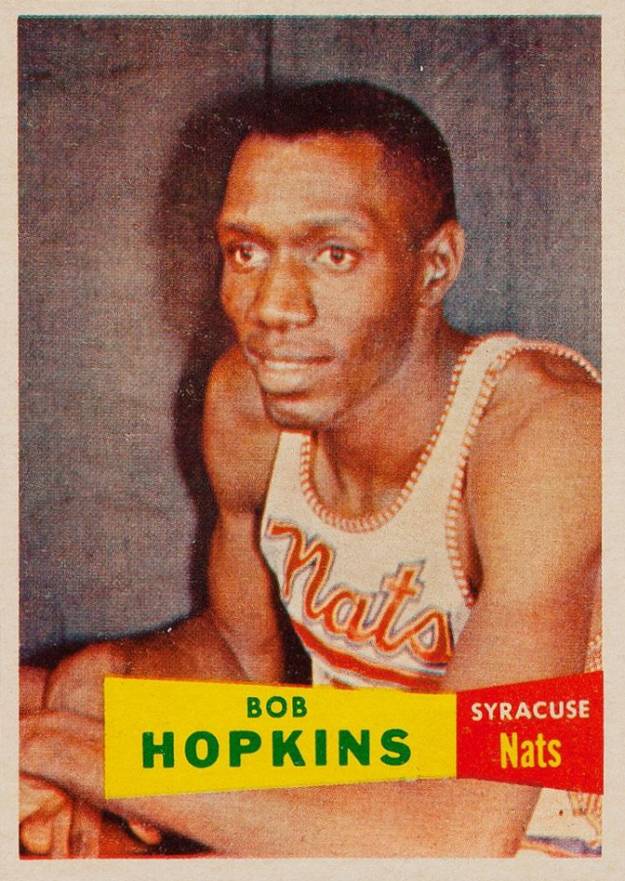 1957 Topps Bob Hopkins #53 Basketball Card