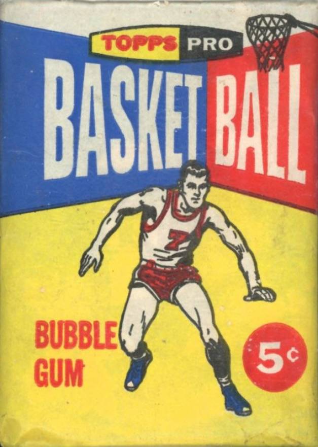 1957 Topps Wax Pack #WP Basketball Card