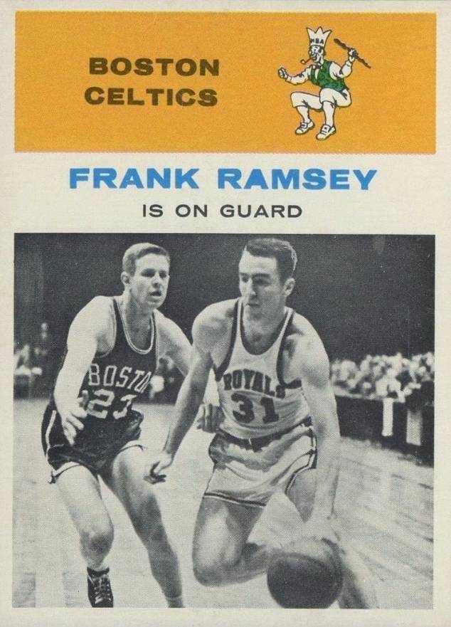 1961 Fleer Frank Ramsey #60 Basketball Card