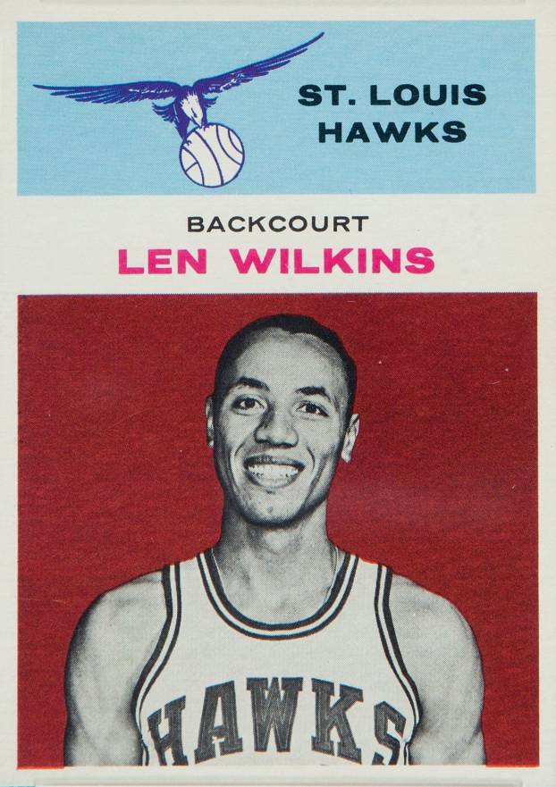 1961 Fleer Len Wilkens #44 Basketball Card