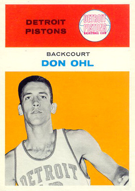 1961 Fleer Don Ohl #33 Basketball Card
