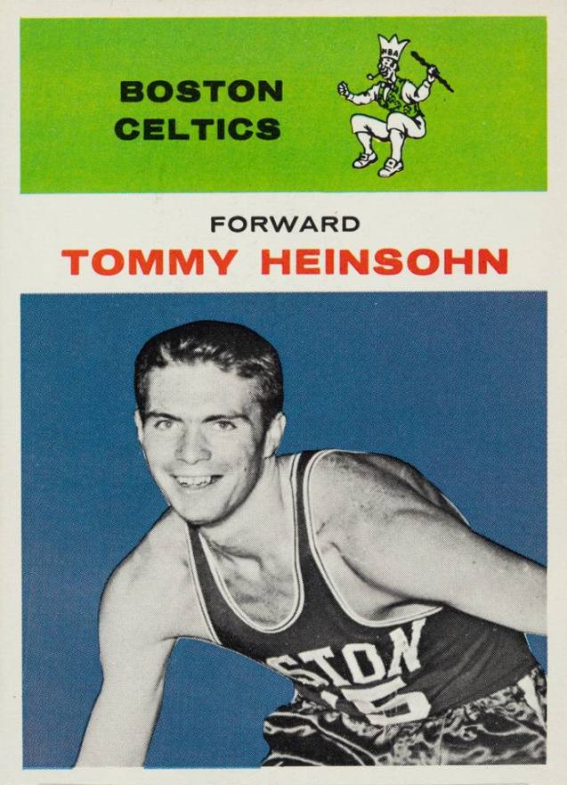 1961 Fleer Tom Heinsohn #19 Basketball Card