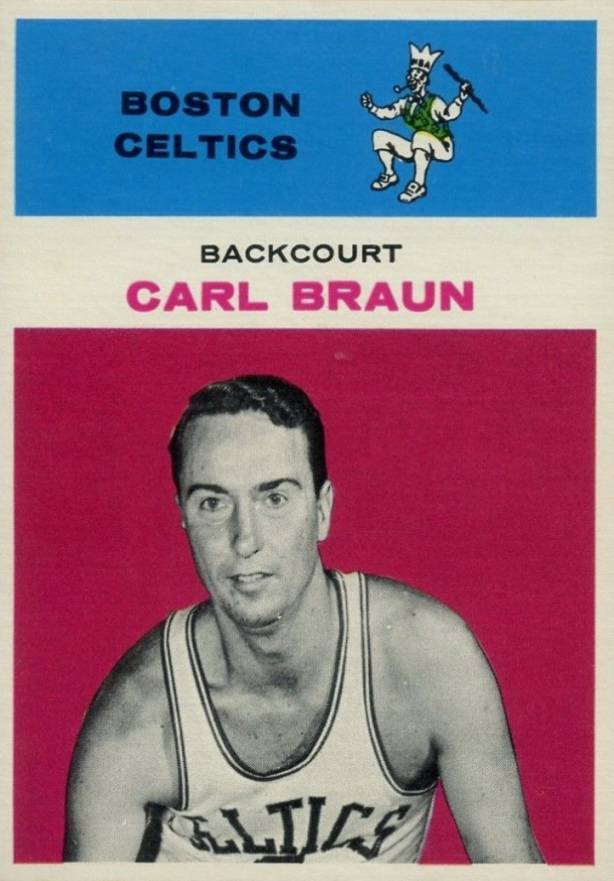1961 Fleer Carl Braun #7 Basketball Card