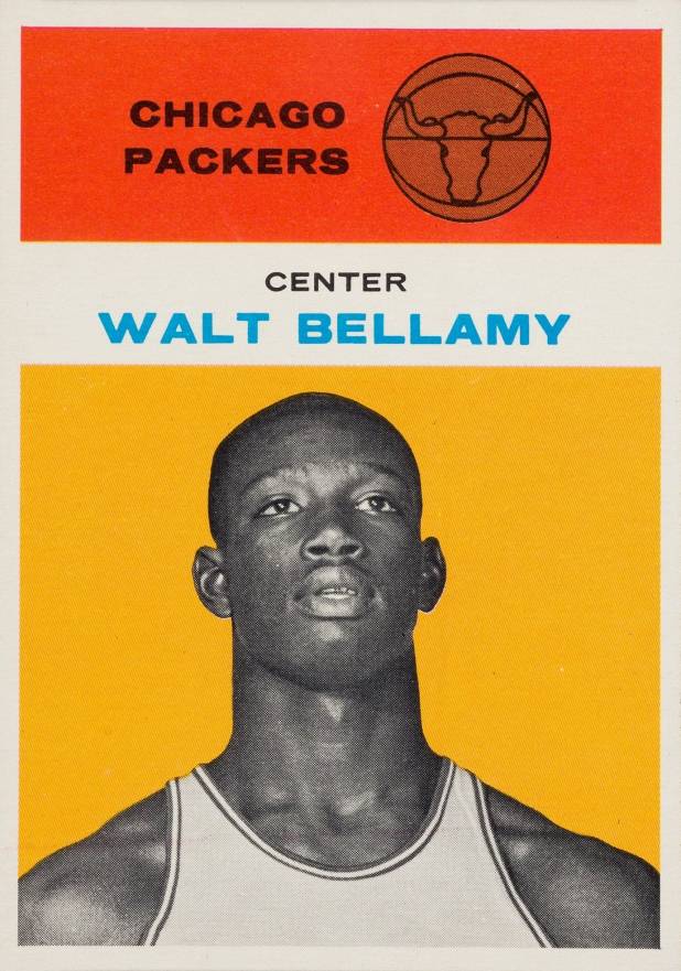 1961 Fleer Walt Bellamy #4 Basketball Card