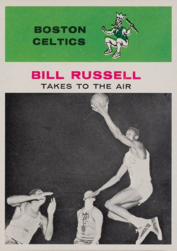 1961 Fleer Bill Russell #62 Basketball Card