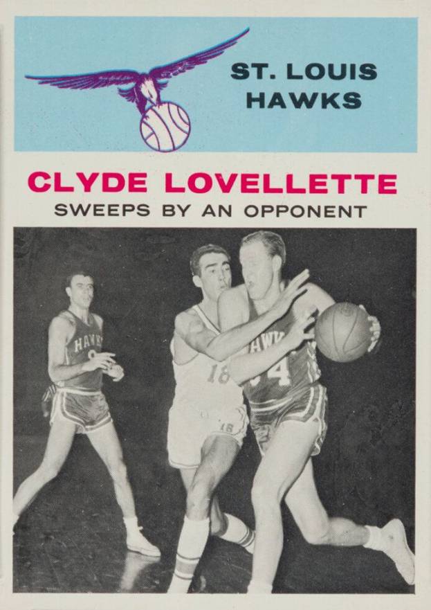 1961 Fleer Clyde Lovellette #58 Basketball Card