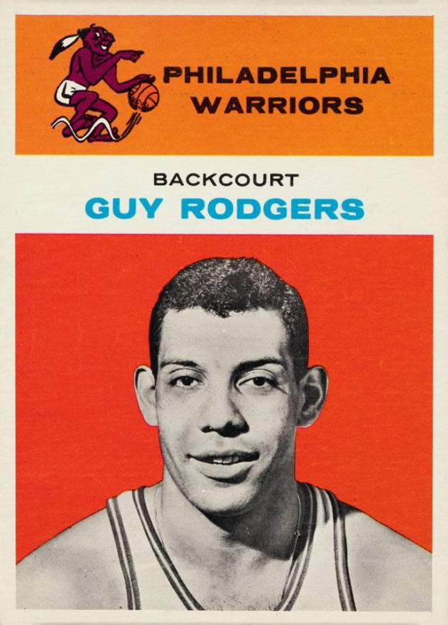 1961 Fleer Guy Rodgers #37 Basketball Card