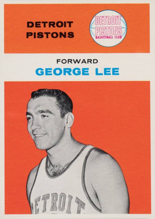 1961 Fleer George Lee #27 Basketball Card
