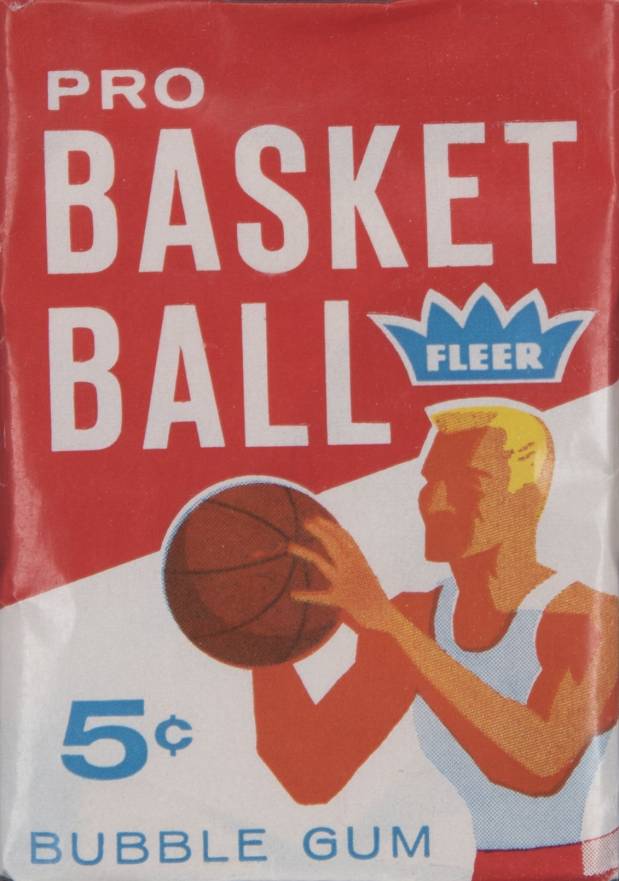 1961 Fleer Wax Pack #WP Basketball Card