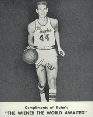 1961 Kahn's Wieners Jerry West # Basketball Card