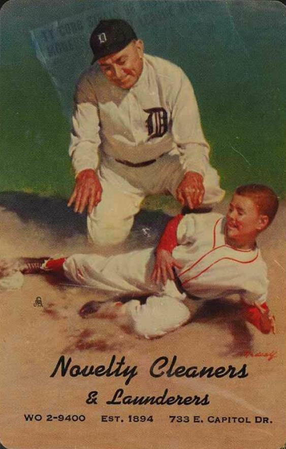 1953 Brown & Bigelow Ty Cobb # Baseball Card