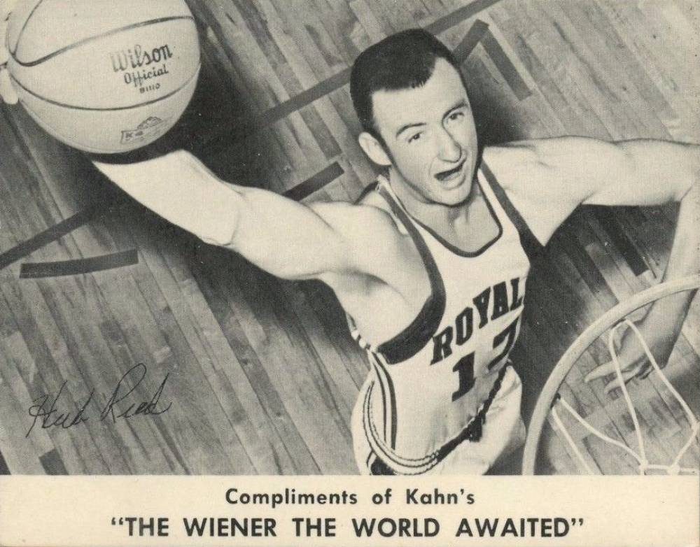 1962 Kahn's Wieners Hub Reed # Basketball Card