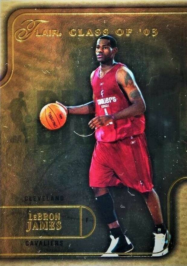 2003 Flair LeBron James #94 Basketball Card