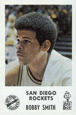 1968 Jack in the Box San Diego Rockets Bobby Smith # Basketball Card