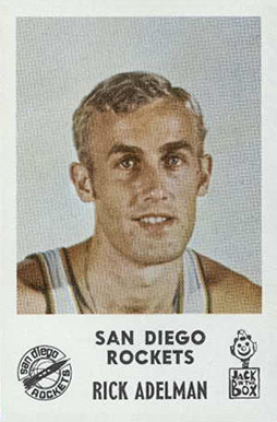 1968 Jack in the Box San Diego Rockets Rick Adelman # Basketball Card