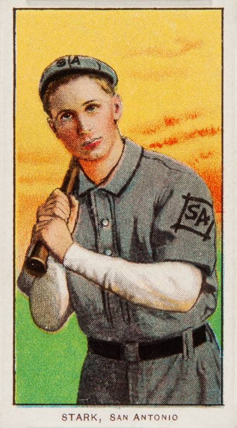 1909 White Borders Ghosts, Miscuts, Proofs, Blank Backs & Oddities Stark, San Antonio #461 Baseball Card
