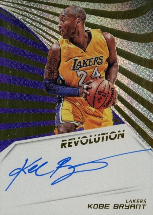 2018 Panini Revolution Autographs Kobe Bryant #KBR Basketball Card
