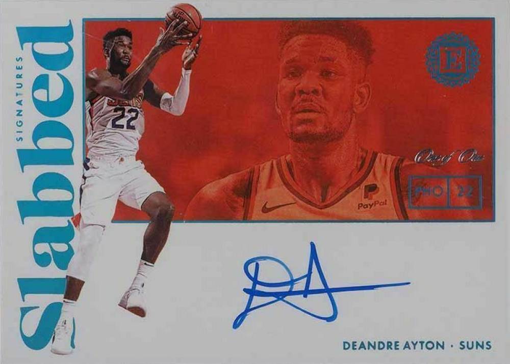 2018 Panini Encased Slabbed Signatures DeAndre Ayton #SSDAY Basketball Card