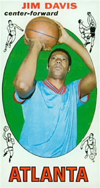 1969 Topps Jim Davis #53 Basketball Card