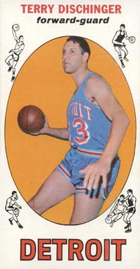 1969 Topps Terry Dischinger #33 Basketball Card
