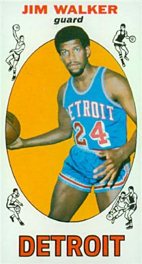 1969 Topps Jim Walker #8 Basketball Card