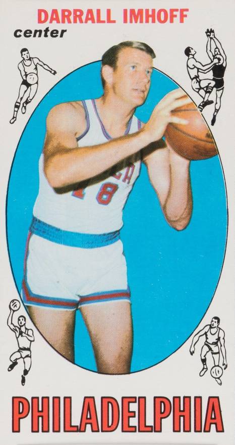 1969 Topps Darrall Imhoff #4 Basketball Card