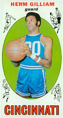 1969 Topps Herm Gilliam #87 Basketball Card