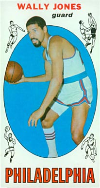 1969 Topps Wally Jones #54 Basketball Card