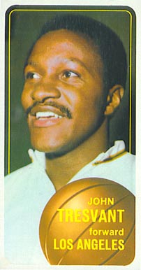 1970 Topps John Tresvant #126 Basketball Card