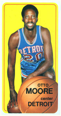 1970 Topps Otto Moore #9 Basketball Card