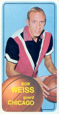 1970 Topps Bob Weiss #16 Basketball Card