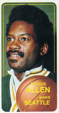 1970 Topps Lucius Allen #31 Basketball Card