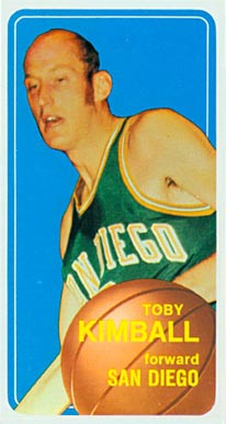 1970 Topps Toby Kimball #32 Basketball Card