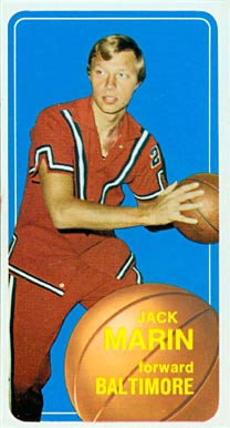 1970 Topps Jack Marin #36 Basketball Card