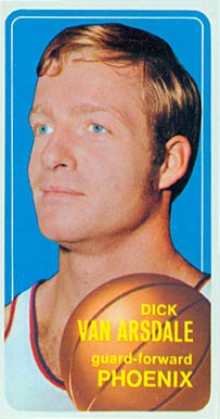 1970 Topps Dick Van Arsdale #45 Basketball Card