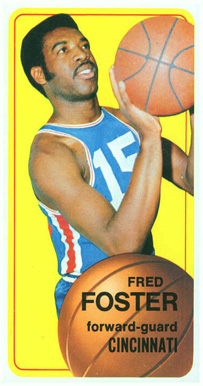 1970 Topps Fred Foster #53 Basketball Card