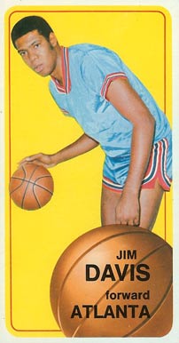1970 Topps Jim Davis #54 Basketball Card