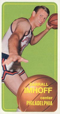 1970 Topps Darrall Imhoff #57 Basketball Card