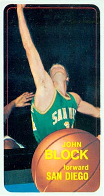 1970 Topps John Block #58 Basketball Card