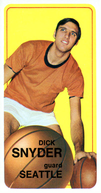 1970 Topps Dick Snyder #64 Basketball Card