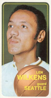 1970 Topps Len Wilkens #80 Basketball Card