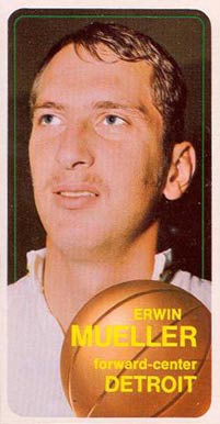 1970 Topps Erwin Mueller #82 Basketball Card