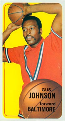 1970 Topps Gus Johnson #92 Basketball Card