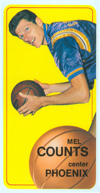 1970 Topps Mel Counts #103 Basketball Card